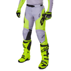 Кросові штани Alpinestars MX Racer Veil сірий-жовтий