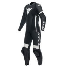 Мотоциклетний комбінезон одночастинний жіночий Dainese Grobnik чорний-білий