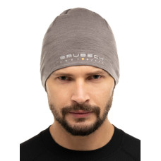 Шершава шапка merino BRUBECK unisex сіра