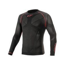 Термош shirt з довгим рукавом Alpinestars Ride-Tech V2 чорнo-червоний