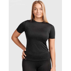 Жіноча термокофта з коротким рукавом Redline Saxon 2.0 Merino чорна