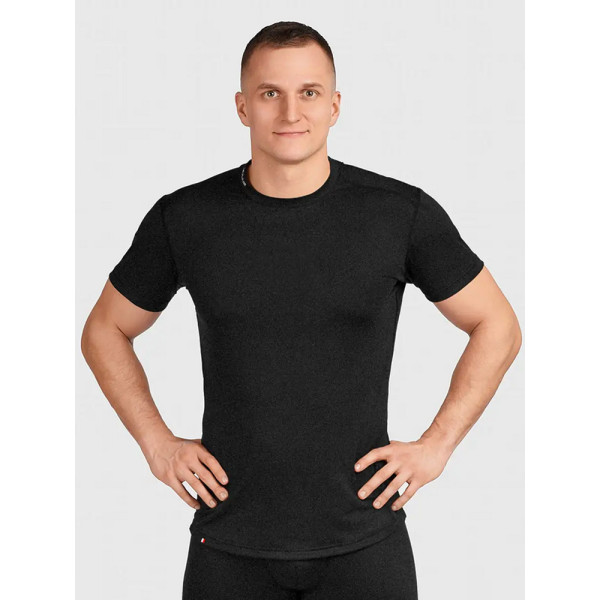 Термош shirt з коротким рукавом Redline Saxon 2.0 Merino чорна