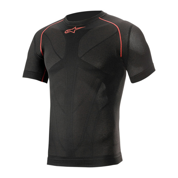 Термош shirt з коротким рукавом Alpinestars Ride-Tech V2 чорний-червоний