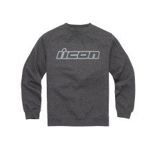 Кросова кофта Icon Slant Crewneck сірий