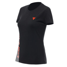 Футболка жіноча Dainese Logo чорна-червона