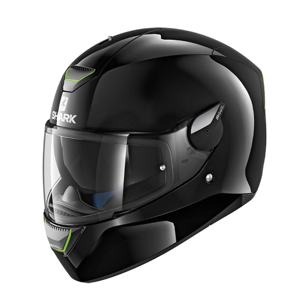 Інтегральний мотоциклетний шолом Shark SKWAL BLANK чорний глянець