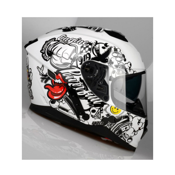 Шолом інтегральний LAZER Rafale Evo Stickerbomb