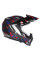 Шолом adventure AGV AX9 Steppa чорний-червоний-синій