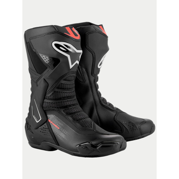 Мотоциклетні черевики Alpinestars SMX-6 V3 чорні-червоні