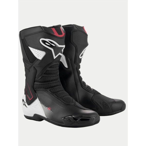 Мотоциклетні черевики Alpinestars SMX-6 V3 чорні-білі-червоні