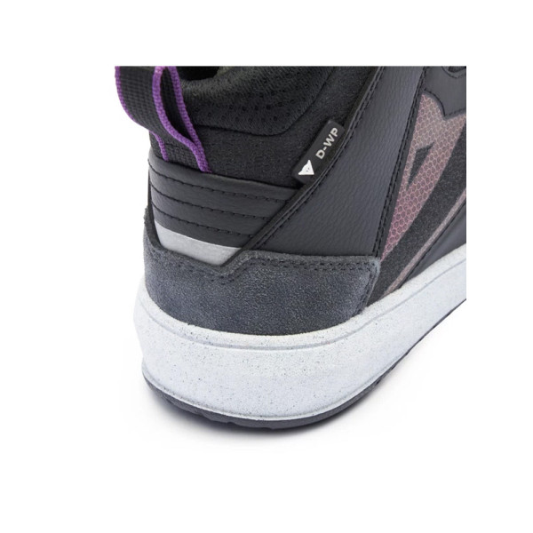 Жіночі мотоциклетні черевики Dainese Suburb D-WP чорний-білий-фіолетовий