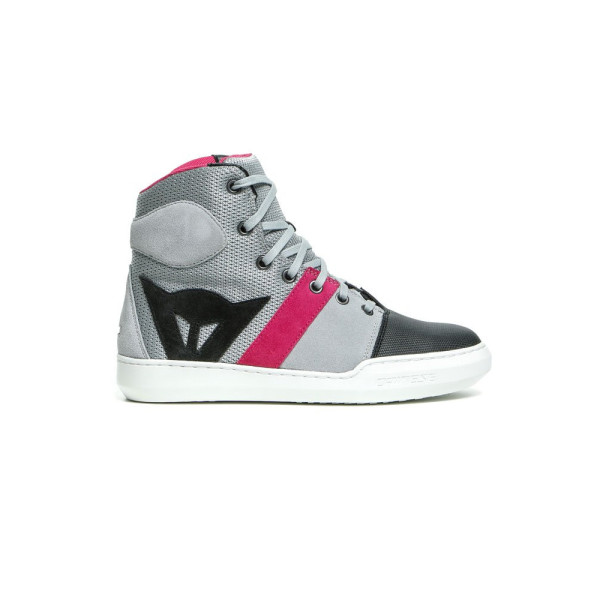 Жіночі мотоциклетні черевики Dainese York Air Lady сірі-рожеві