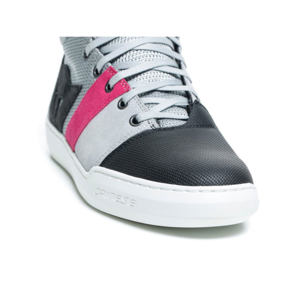 Жіночі мотоциклетні черевики Dainese York Air Lady сірі-рожеві