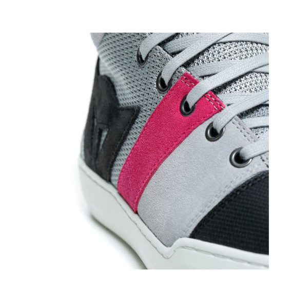 Жіночі мотоциклетні черевики Dainese York Air Lady сірі-рожеві