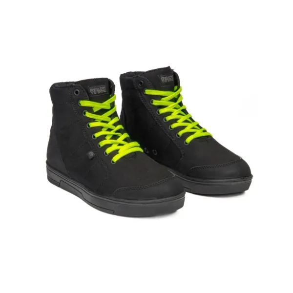 Текстильні мотоциклетні черевики Ozone Town чорний-флюо