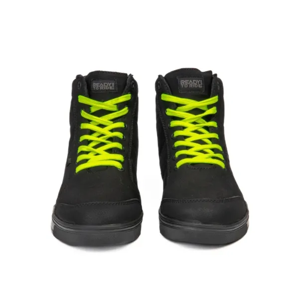 Текстильні мотоциклетні черевики Ozone Town чорний-флюо