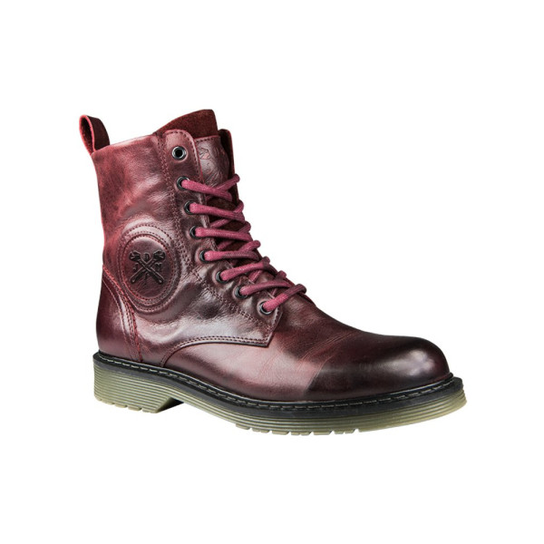 Мотоциклетні черевики жіночі John Doe Sixty бордові