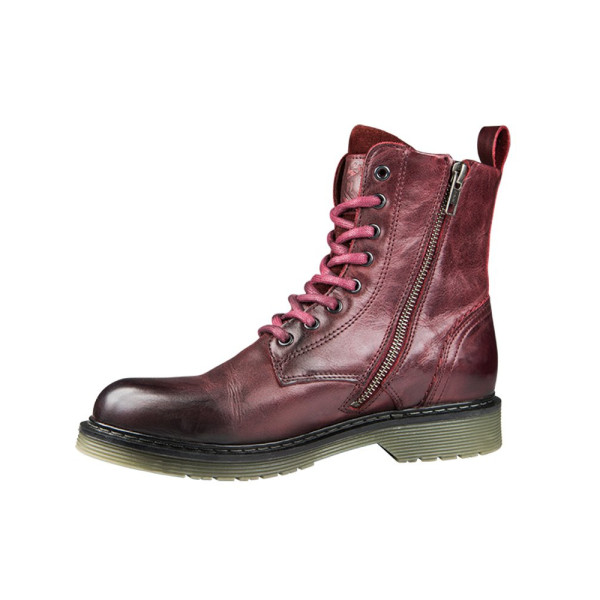 Мотоциклетні черевики жіночі John Doe Sixty бордові