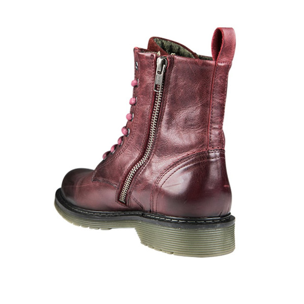 Мотоциклетні черевики жіночі John Doe Sixty бордові