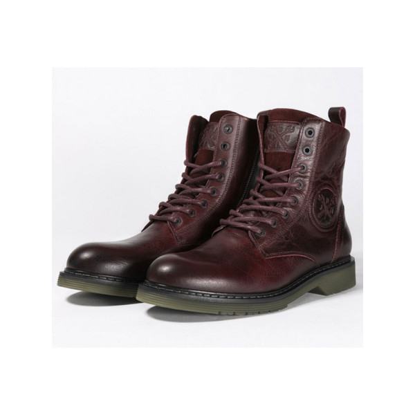 Мотоциклетні черевики жіночі John Doe Sixty бордові