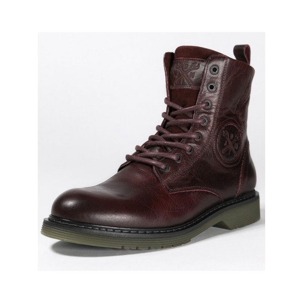 Мотоциклетні черевики жіночі John Doe Sixty бордові