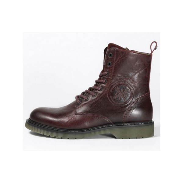 Мотоциклетні черевики жіночі John Doe Sixty бордові