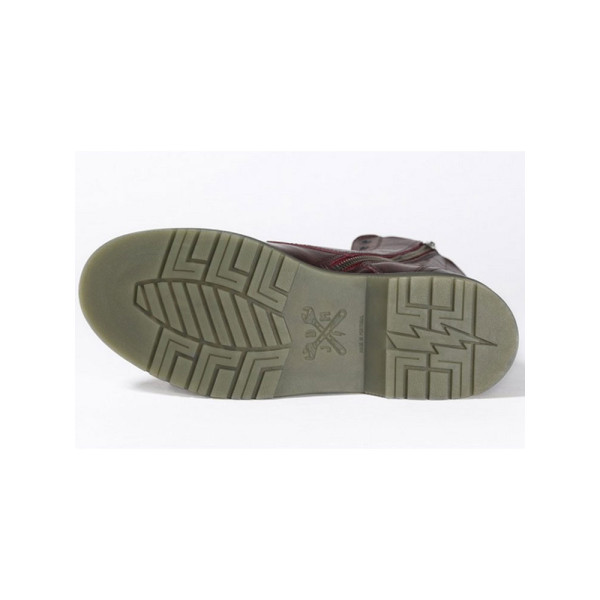 Мотоциклетні черевики жіночі John Doe Sixty бордові