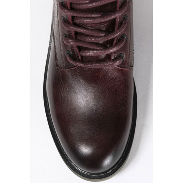 Мотоциклетні черевики жіночі John Doe Sixty бордові