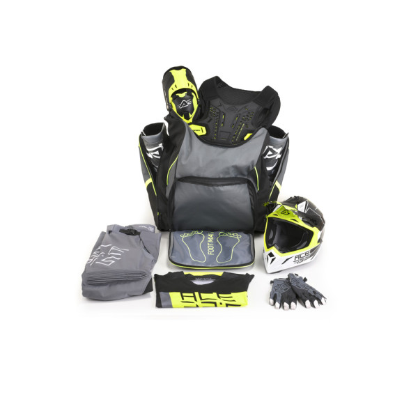 Мотоцикловий рюкзак Acerbis Jerla сірий-чорний об'єм: 102л