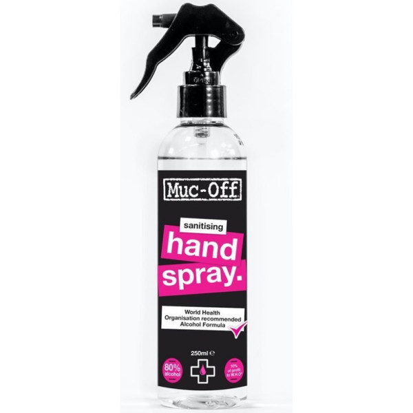 Антибактеріальний, дезінфікуючий спрей для рук Muc-Off об'єм: 250 мл