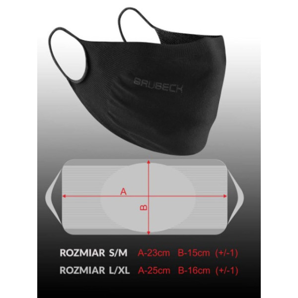 Багаторазова антивірусна маска Brubeck синя