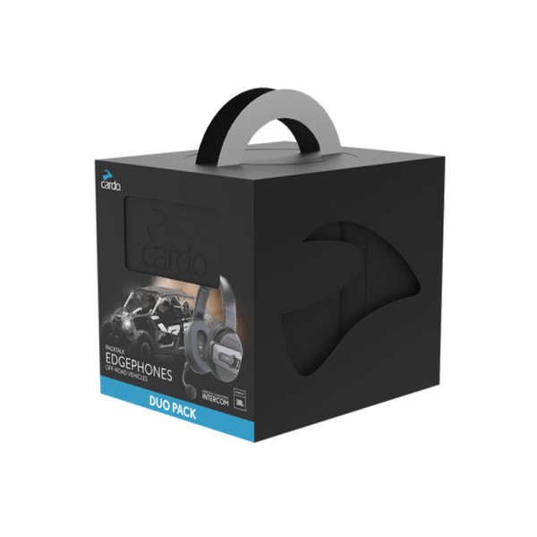 Комплект: навушники Cardo Packtalk Edgephones + мотоінтерком Cardo Packtalk Edge ORV (2 комплекти)