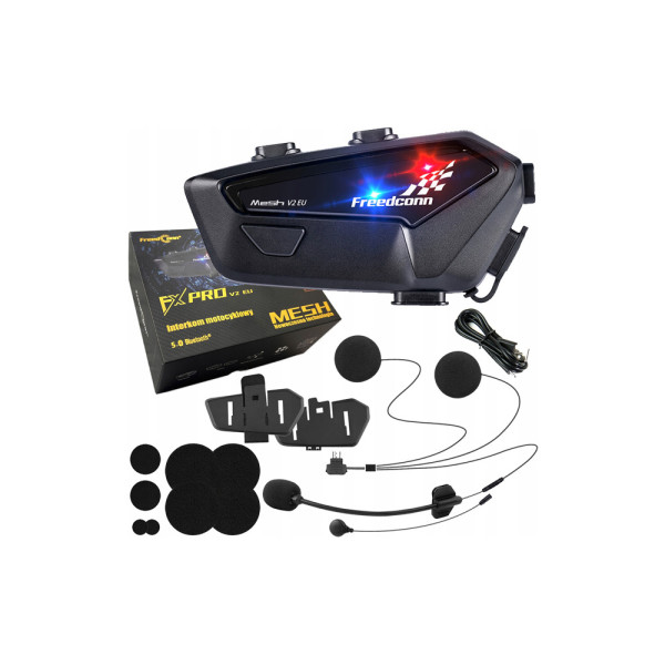 Мотоінтерком FreedConn FX Pro V2 Mesh (1 набір)