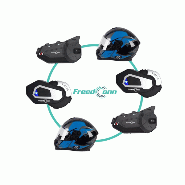 Мотоінтерком FreedConn R1 Plus E (1 комплект)