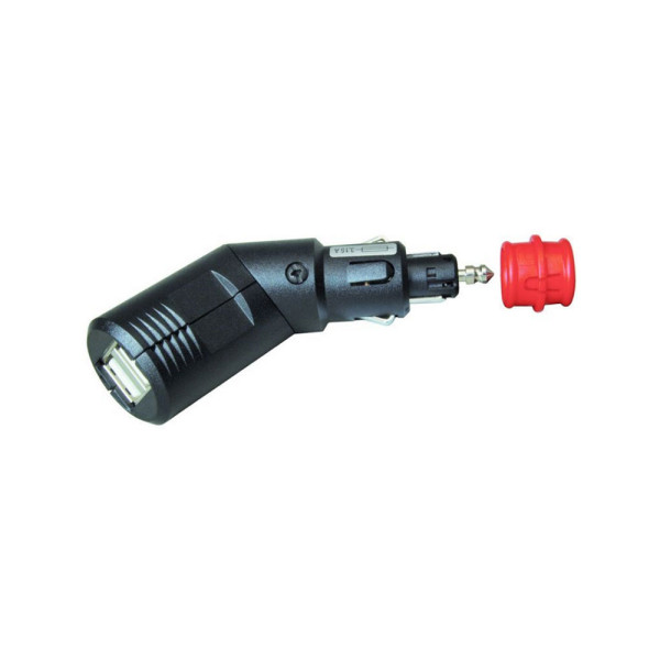 Зарядний пристрій Double USB Touratech 2 порти USB, 2.500 mA, 12 / 5 V