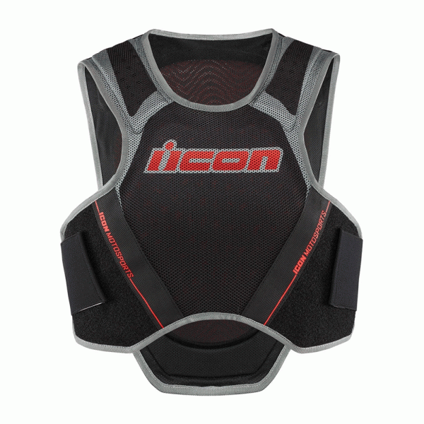 Бузер Icon Field Armor Softcore чорний-сірий-червоний