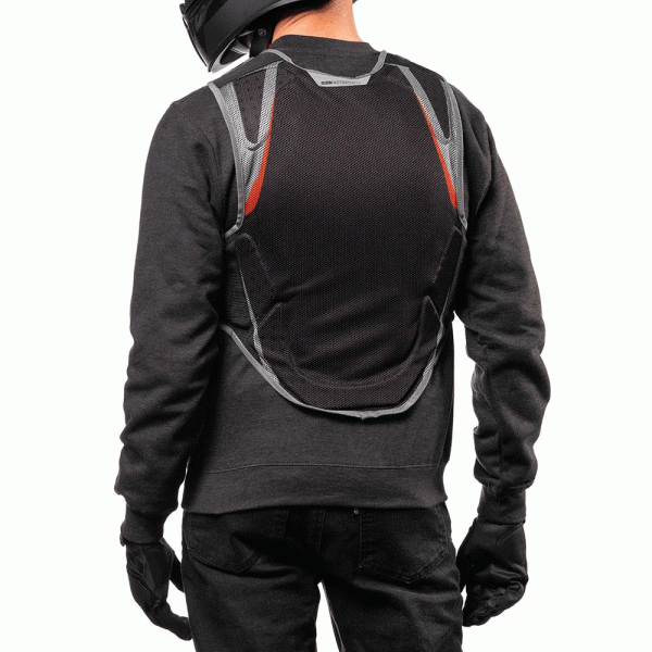 Бузер Icon Field Armor Softcore чорний-сірий-червоний