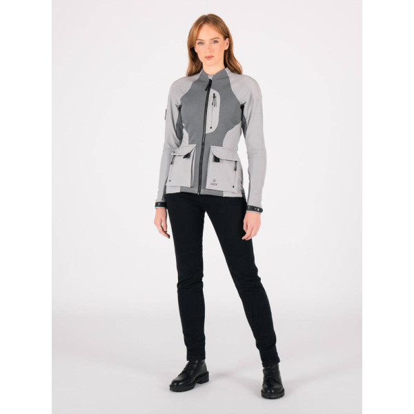 Жіноча сорочка з захисниками Knox Tor сірого кольору