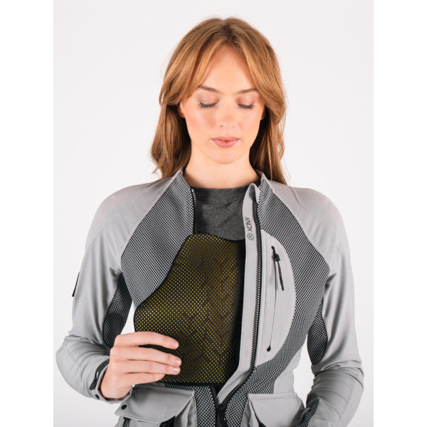 Жіноча сорочка з захисниками Knox Tor сірого кольору