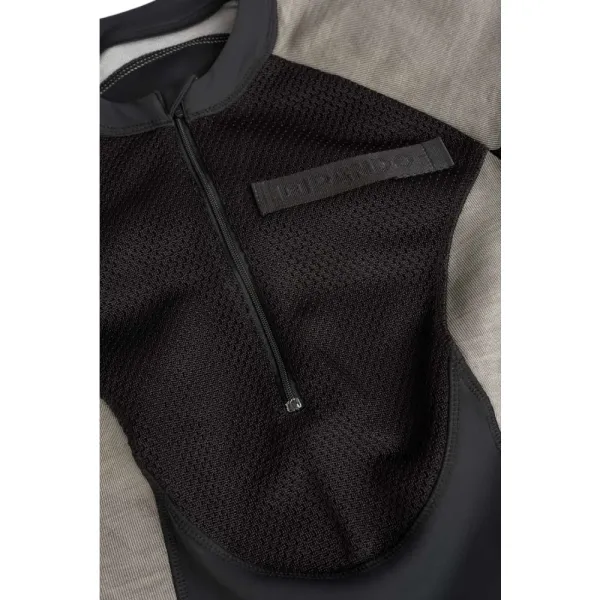 Жіноче боді з захисними елементами Pando Moto Bia сіре