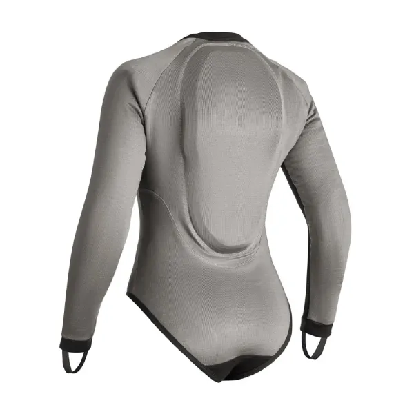 Жіноче боді з захисними елементами Pando Moto Bia сіре