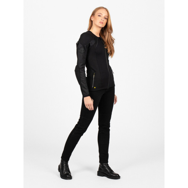 Жіноча сорочка з захисними елементами Knox Urbane Pro MK3 чорна