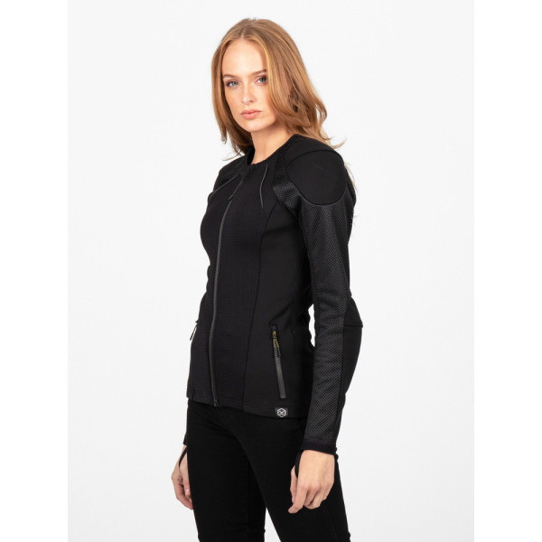 Жіноча сорочка з захисними елементами Knox Urbane Pro MK3 чорна