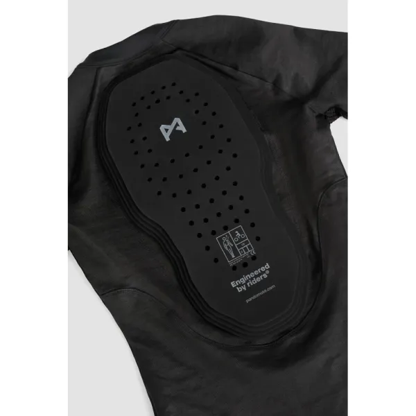 Жіноче боді з захисними елементами Pando Moto Bia чорне