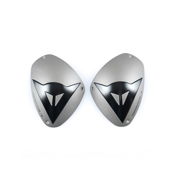 Алюмінієві колінні пластини Dainese Dets сіро-чорні