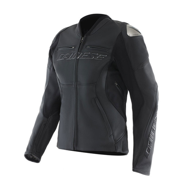 Жіноча мотоциклетна шкіряна куртка Dainese Racing 5 чорна