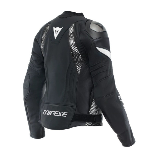 Жіноча мотоциклетна шкіряна куртка Dainese Avro 5 чорна-біла