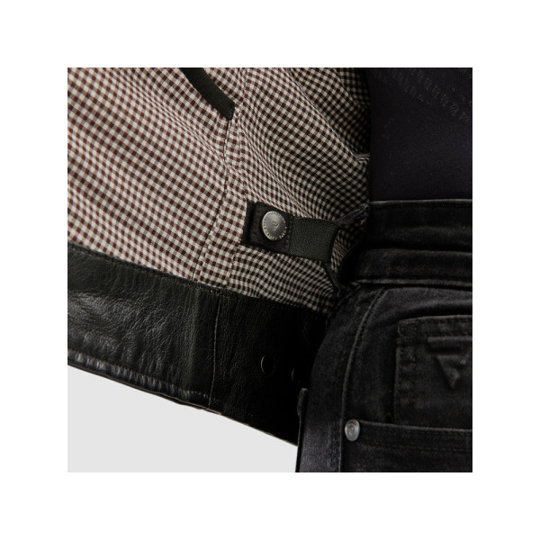 Жіноча мотоциклетна шкіряна куртка Rebelhorn Hunter II коричнева