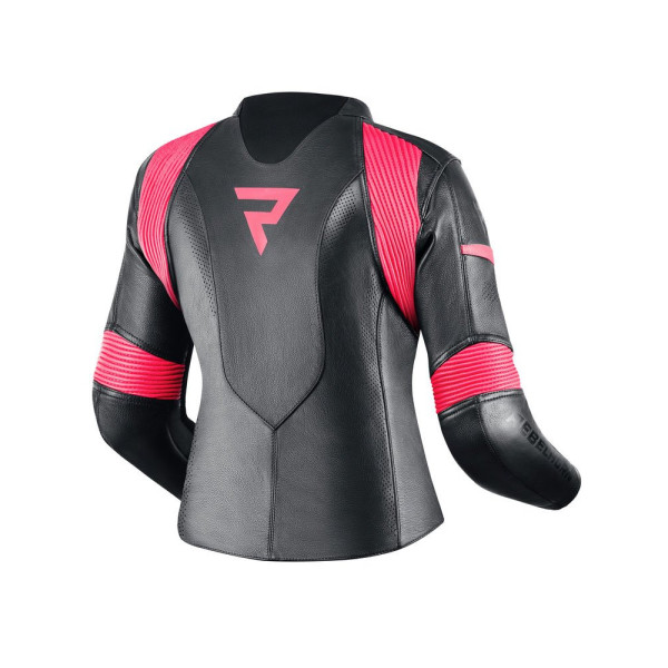 Жіноча мотоциклетна куртка Rebelhorn Rebel чорна-рожева