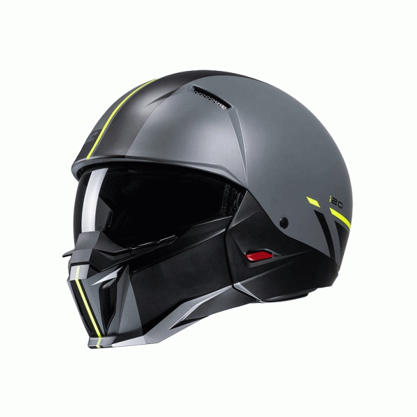 Модульний шолом HJC i20 Batol сірий-чорний-жовтий